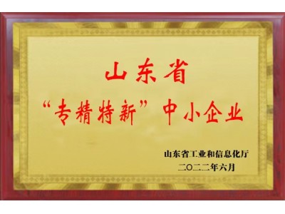 山东省“专精特新”中小企业